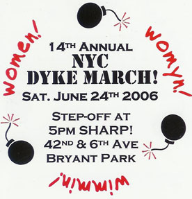 Dyke March Card